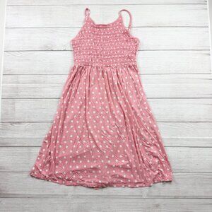 Wonder Nation Girls Dress Daisy Smocked Spaghetti Strap Maxi Dress XL 14-16